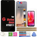 LCD Screen Replacement Touch Display Digitizer Assembly for Motorola Moto G Stylus 2022 XT2211 XT2211-1 XT2211DL 6.8" (Not Fit G Stylus 2020/2021)