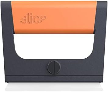 Slice 10501 Wide Scraper, Easy Clean, Ceramic Blade Lasts 11x as Long as Metal, Finger Friendly, Never Rusts, Safety Cap, Short Handle