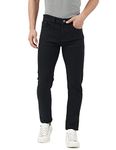 INKD Men's Slim Jeans (INKSS23MJN-006_Super Black_30)