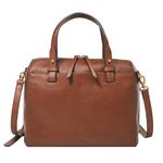 Fossil Caroline Leather 19.38 cms Brown Messenger Bag (ZB7256)