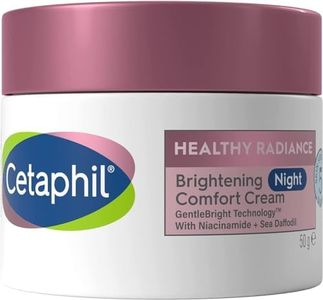 Cetaphil Night Cream, 50g, Healthy Radiance Face Brightening Moisturiser For Hyperpigmentation, With Niacinamide