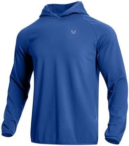 NORTHYARD Men's Running Hoodie Lightweight Fleece Workout Pullover Long Sleeve Cold Weather Hooded Sweatshirts Athletic Gym ROYALBLUE 3XL