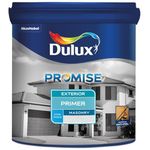 Dulux Promise Exterior Wall Primer Paint | Water Based Premium Wall Primer with Anti - Chalking & Superior Whiteness For Bright Walls (20 Litres) | 3 Years Warranty
