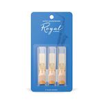 D'Addario Woodwinds - Royal Alto Saxophone Reeds - Alto Sax Reeds with Strong Spine - Alto Saxophone Reeds - Great for Classical or Jazz - Strength 2.5, 3-Pack