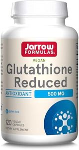 Jarrow Formulas, L-Glutathion, 500mg, Hochdosiert, 120 vegane Kapseln, Laborgeprüft, Vegetarisch, Sojafrei, Glutenfrei, Ohne Gentechnik