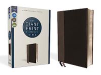 Niv, Giant Print Compact Bible, Leathersoft, Black, Red Letter Edition, Comfort Print: New International Version, Giant Print Compact Bible, Leathersoft, Black, Red Letter Edition, Comfort Print