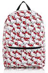 Fast Forward Sanrio Hello Kitty Backpack for Women | Hello Kitty Cute PU Leather Hello Kitty Backpack Purse Shoulder Purse, Hello Kitty, Daypack Backpacks