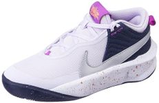 Nike Boys Team Hustle D 10 Se Running Shoes (Gs)-Barely Grape/Metallic Silver-Dq8375-500-3 UK, White