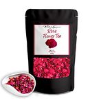 MITHILA ESSENCE TEA - Rose Flower Tea | Natural Sun-Dried Petals | Herbal Tea | Rich in VITAMIN - C | for Beautiful Hair & Skin |Rose Tea |Dried Leaves Rose Herbal Tea| 100gm (Pack of 1)