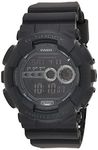 Casio Men's GD100-1BCR G-Shock X-Large, Black Multi-Functional Digital Sport Watch