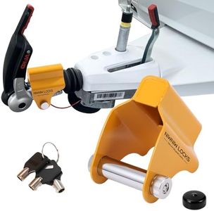 NiwNiw Anti-slinger coupling and caravan lock for ALKO AK130/160/AKS1300/2004/3004, high security lock with steel reinforcement, theft protection caravan and trailer