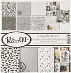 Reminisce (REMBC) Love My Cat Scrapbook Collection Kit, Multi Color Palette, 12x12 inches