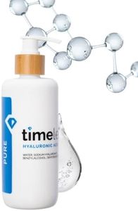 Timeless Skin Care Hyaluronic Acid 100% Pure Serum - 8 oz - Powerful Formula to Rehydrate Skin & Boost Moisture Levels + Relieves Appearance of Skin Tightness - Recommended for All Skin Types