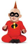 Disguise Baby Jack Jack Deluxe Infant Costume, Red/Black, (6-12 mths)