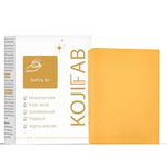 Kojifab Skin Brightening Soap With Kojic Acid, Niacinamide, Sandalwood & Papaya | For Pigmentation, Sun damage, Brightening Underarm & Reduces Dark Spot | Soap for Men & Women | 75 Gm (Pack of 3)