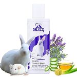 Dr. Pet Plus Organic Healthy White & Bright Small Pet Shampoo for Rabbit, White Rat | Deeply Cleanse Coat, Softens & Conditions Coat | Eliminates Bad Odor | for All White Small Pet Breed – 100Ml