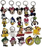 20 Pcs fun Keychain Party Favor Keychain Kids Birthday Party Favor Keychain Backpack Keychain School Carnival Rewards Prize, Multicolor, 7cm, Multicolor, 7cm