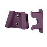 Easyinsmile Autoclavable Dental Silicone Mouth Prop Bite Block Latex Free 2pcs/Pack (Purple for Adult)