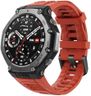 Amazfit T-Rex 3 (Smartchoice) Outdoor Rugged Military 48mm Smart Watch, Built in GPS, 27 Days Battery Life, Offline Maps, 2000 Nits Brightness, 10 ATM Water Resistance, AI Coach, iOS & Android (Lava)