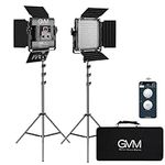 GVM 2 Pack LED Video Lighting Kits 