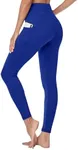 GAYHAY High Waisted Leggings with Pockets for Women - Soft Opaque Tummy Control Pants for Running Cycling Yoga