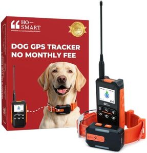 Pro 2 Dog Tracker No Subscription for Medium & Large Dogs, No Cell Service, 3-Level Virtual Fence, Up to 7-Day Tracker Battery, IP67 Waterproof, Reflective Collar, Remote Light & Sound