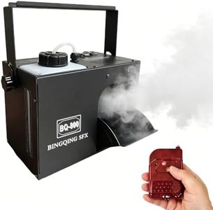 800W Haze Machine, BQ-800 Professional Stage Fog Machine with DMX512, Wireless Remote & Manual Control, Low Lying Thin Mist, 0.3L Tank for Wedding Party DJ Club Stage Film Shooting