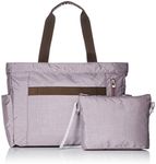 World Traveler No.57497 Men's Boston Bag, With Dedicated Pocket, A4 Compatible, Pochette Included, lavender, Free Size