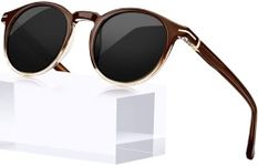 KANASTAL Brown Sunglasses Women Pol
