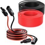 Bateria Power Solar Panel Cable 10AWG (6mm²) Solar Extension Wire with Male and Female Connectors Solar Panel Adaptor for RV Solar Panels