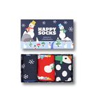 Happy Socks Snowmans Gift Set Half Socks 3 Pairs EU 41-46