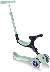 GLOBBER - GO UP Foldable Plus ECOLOGIC - Trottinette évolutive 3 Roues avec siège pour Enfants de 15 Mois à 6 Ans
