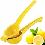 DDSHUN Lemon Squeezer Juice Squeezer Manual Citrus Press Metal Lemon Lime Squeezer Press Hand Lime Citrus Fruit Juicer - Safe Quick and Effective Juicing for Extracting Juice, Limes, Lemons Fruit