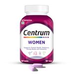 Centrum Women, World'S No.1 Multivitamin With Biotin, Vitamin C & 21 Vital Nutrients For Overall Health, Radiance, Strong Bones & Immunity (Veg) Pack Of 50 Tablets, 73 Grams, 50 Servings