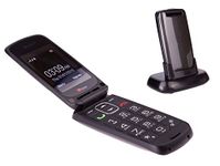 TTfone Star Big Button Simple Easy to Use Clamshell Flip SIM-Free Mobile Phone - Grey,TT300G