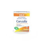 Boiron Coryzalia for colds and cold symptoms, 60 Tablets. Chewable Tablets for nasal congestion, runny nose, rhinitis. Non-drowsy Cold Medicine