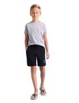 U.S. POLO ASSN. Boy's Cotton Heathered IKSA Shorts - Pack of 1 (Black XL)