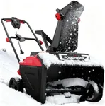 PowerSmart 21" Electric Snow Blower,15 Amp Motor, 2100 RPM, 30 ft Throwing Distance, LED Light for Enhanced Visibility, Corded Design