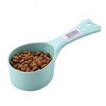 Dog Food Scoop Dog Feeder Plastic Smooth Dog Food Measuring Cup for Dogs Cats Birds 50g Capacity