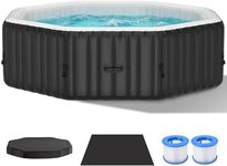 NAIZEA Inflatable Hot Tub 6 Person,