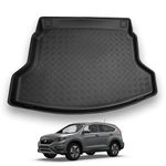 Nomad Boot Liner Compatible with Honda CR-V 2012-2018 Recyclable Plastic (PE) Tailored Fit Car Floor Mat Protector Guard Tray Black Custom Fitted Accessory Dog Friendly Waterproof with Raised Edges