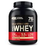 Optimum Nutrition Gold Standard Whey Muscle Building and Recovery Protein Powder With Naturally Occurring Glutamine and Amino Acids, Vanilla Ice Cream, 76 Servings, 2.28kg, Packaging May Vary