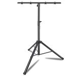 Bloazzup DJ Light Stand T-Bar DJ Light Stand Heavy Duty Par Portable Par Can Tripod, Stage Lights Stand Adjustable 35-65 Inch, DJ Lighting Stand Suitable for Stage, Bar, Banquet, Party