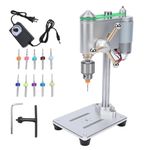 Fafeicy Compact Benchtop Drill Press 0-8000 RPM JT0 Aluminum Precise Variable Speed for Metal Wood Jewelry Crafts Lab (US Plug (100-240V))
