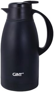 GiNT Thermal Carafe 65 oz/1.9 L Double Walled Vacuum Insulated Stainless Steel Thermos