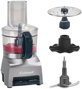 Cuisinart FlexPrep® 1.1L Food Processor | All-in-One: Chop, Shred, Purée, Whip | Stainless Steel Blade, Reversible Shredding Disc & Whipping Blade | BladeLock™ System | One-Touch Operation and Pulse