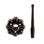 Rugged Ridge 17212.41 Black Antenna Mount Kit, 6", CB/AM/FM, for 1997-2018 Jeep Wrangler