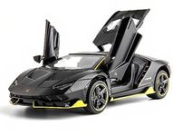 Lamborghini Car Toy Die-cast Metal Car Model Car Pull Back car Super car with Openable Doors with Sound and Light for Birthdays Gift Party Decorations Great for Kids ‎1:32 (Design 37)