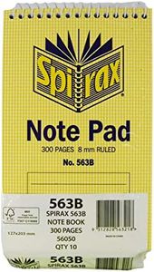 Spirax 563B Notebook Reporters Top Opening 200X127Mm 300 Page