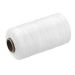 sourcing map Twisted Mason Line Nylon Twine String Cord White 100M/109 Yard 1MM Dia for Netting, Landscaping, Home Improvement, DIY Projects, Crafting, Masonry, Gardening